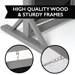 Ilyapa Menu Board - Wooden Frame 