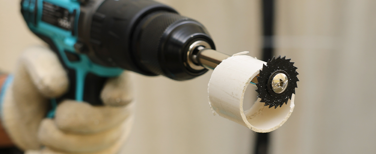 DURATECH Inside Pipe Cutter with 2 Replaced Blades, for PVC and Plastic Pipe