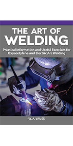 Cover art for The Art of Welding, with a man wearing protective gear as he melts metal with a torch