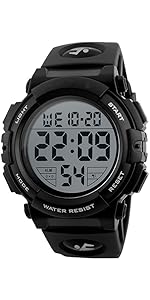 Herren Digital Quarz Uhr