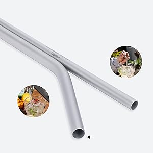 straws metal titanium reusable