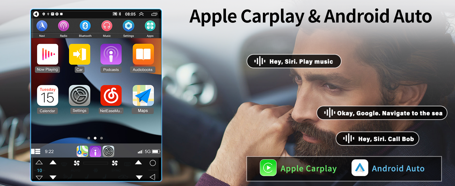 9.7 Inch Android 11 Car Stereo for Ford Fiesta 20092016 with Wireless