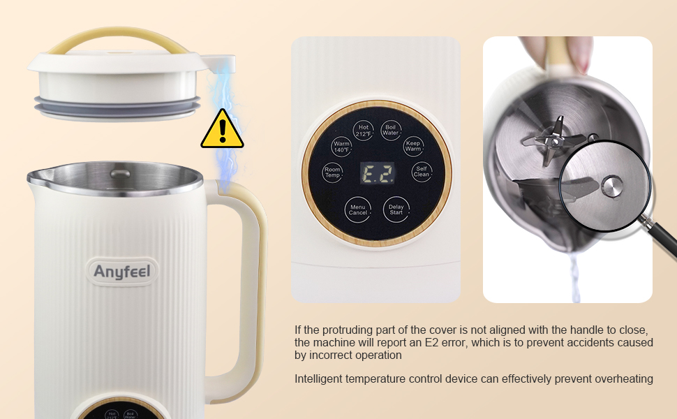 Anyfeel Nut Milk Maker, 20oz Nut/Oat/Almond/Soya/Vegan