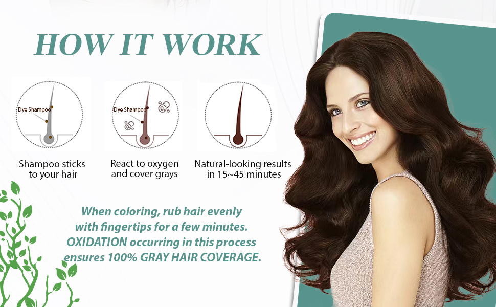 light medium brown hair dye shampoo for gray hair for women meidu hair dye shampoo 3 in 1 dark brown