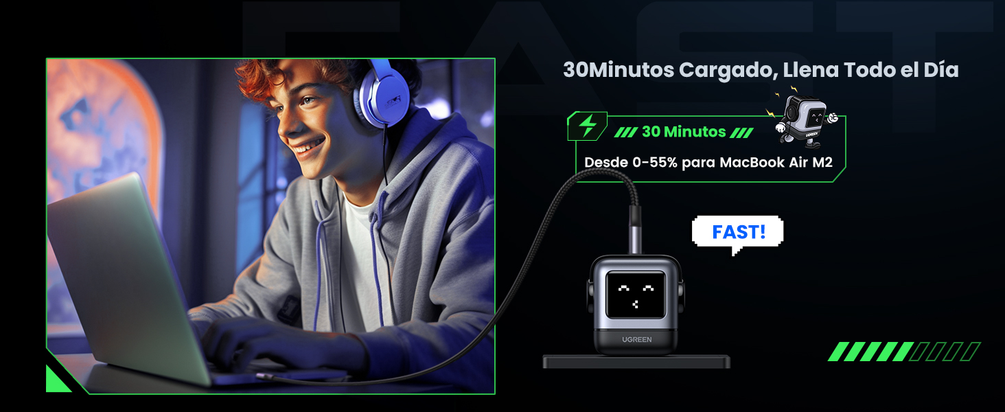 Cargador pd 3.1 Carga Rápido