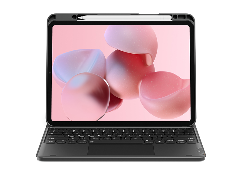 GreenLaw iPad Pro 12.9 Case with Keyboard, DIY 7 Color Backlit, Stain Resistant, Waterproof Case