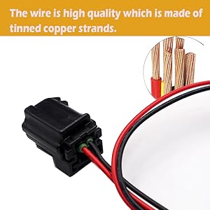 Amazon.com: LIZAPUS 2-Pin ABS Wheel Speed Sensor Connector