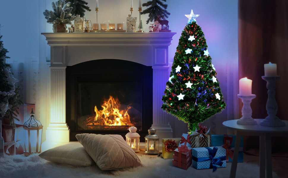 albero di natale alberi finti di natale con LED