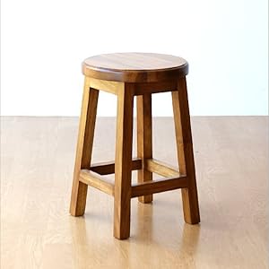 Amazon.co.jp: スツール 木製 椅子 丸椅子 おしゃれ 玄関 天然木