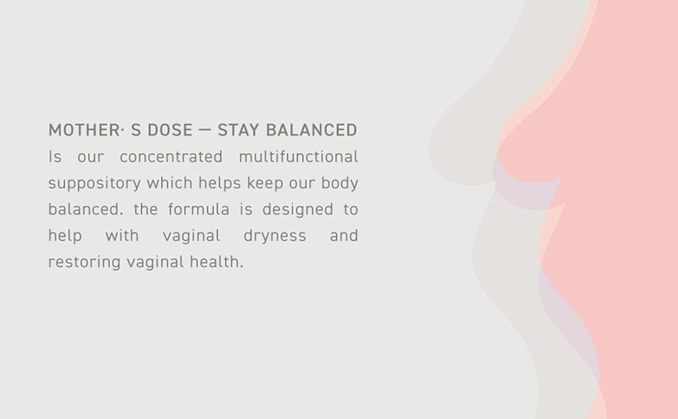 Mother's Dose Hydrating Suppository with DHEA Vaginal