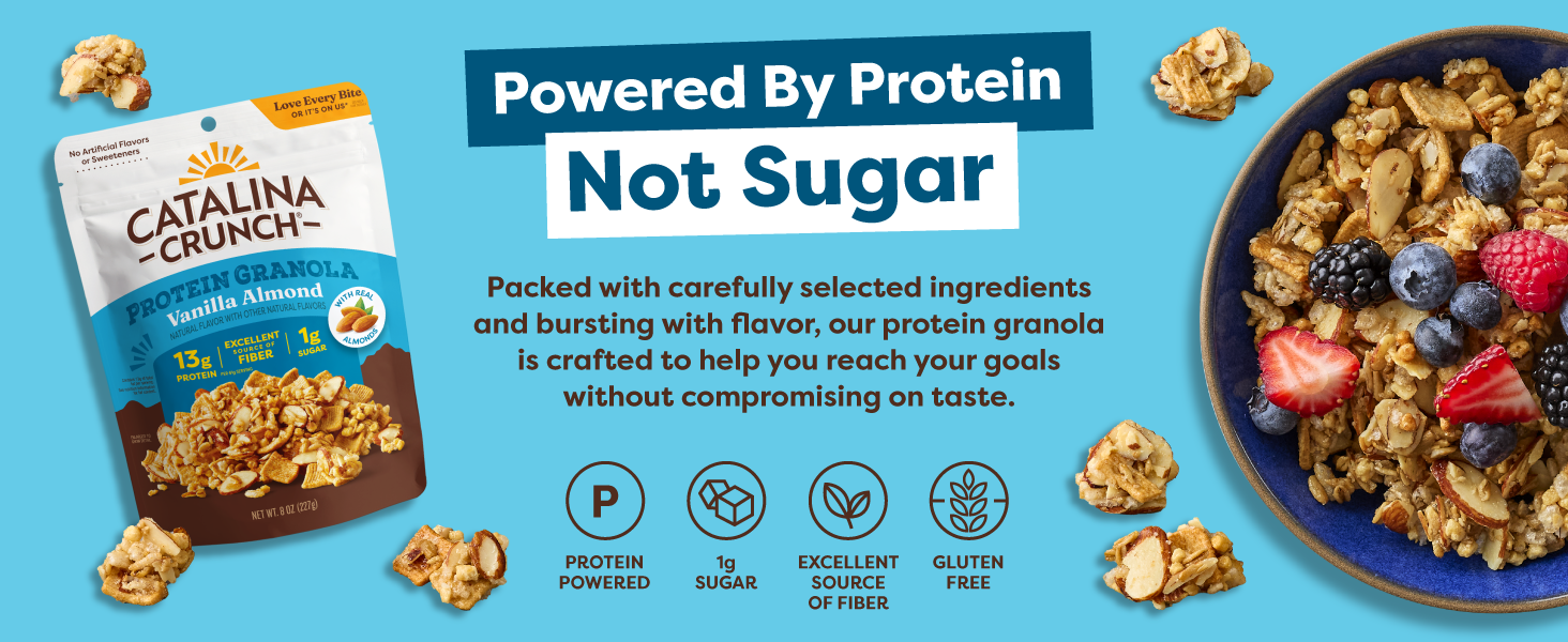Vanilla Almond premium protein granola
