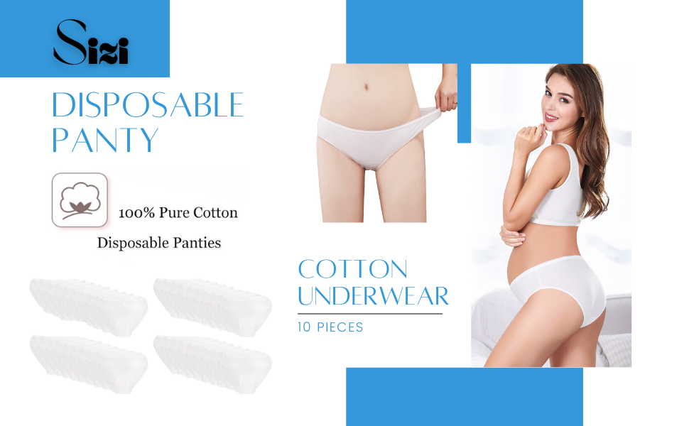 disposable panties, maternity panties, cotton underwear, disposable underwear