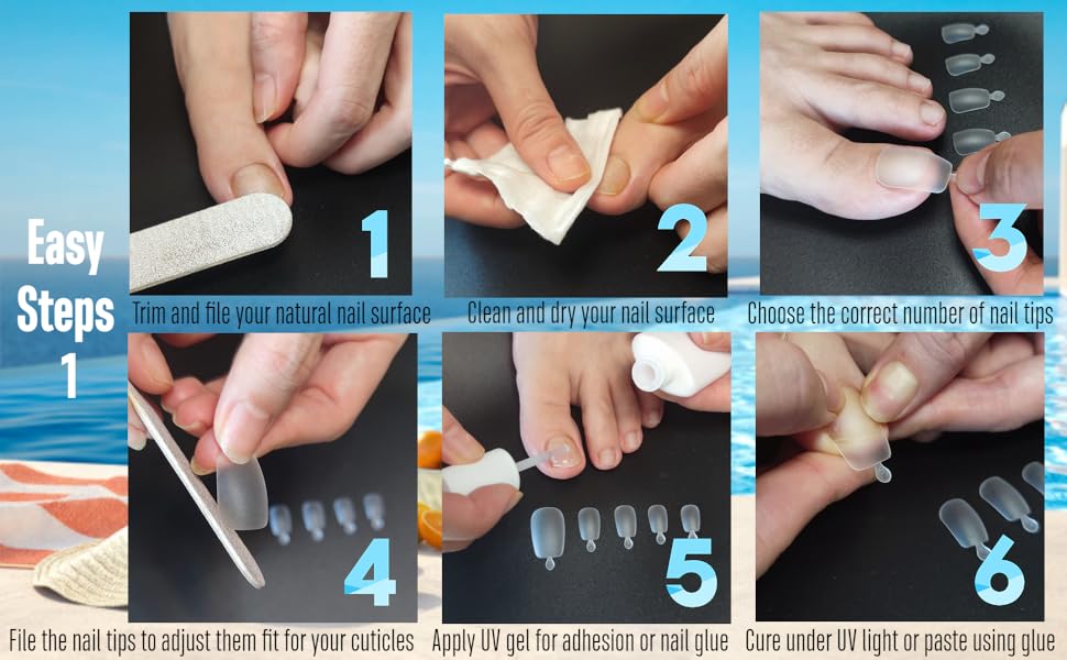 how to use longtoes nails