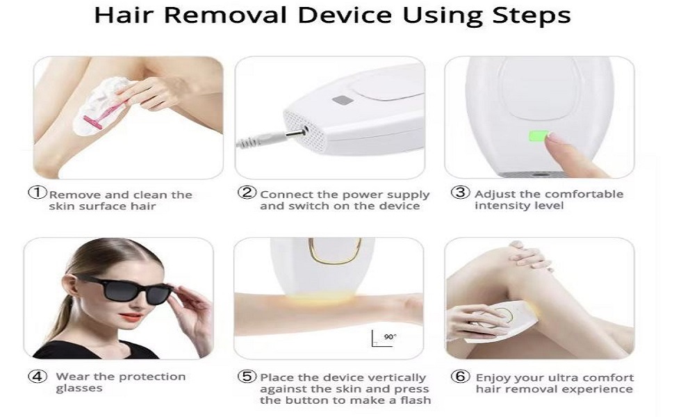 Hair Removal Laser Machine, IPL Laser Hair Removal For Women And Men Permanent Painless Laser