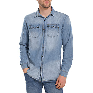 denim shirt snap shirt
