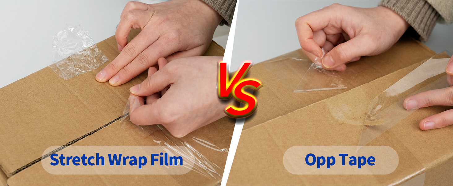 TAPEBEAR Stretch Wrap Film 4" x 1000Ft Shrink Wrap Roll