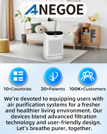 AnEgoe Air Purifier for Home Large Room HEPA AIR PURIFIER