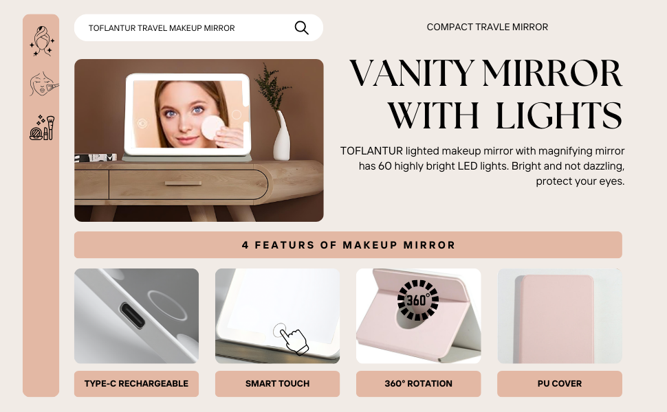 vanity mirror for bathroom