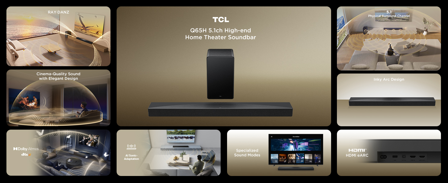 Q65H 5.1ch High-End Home Theater Soundbar