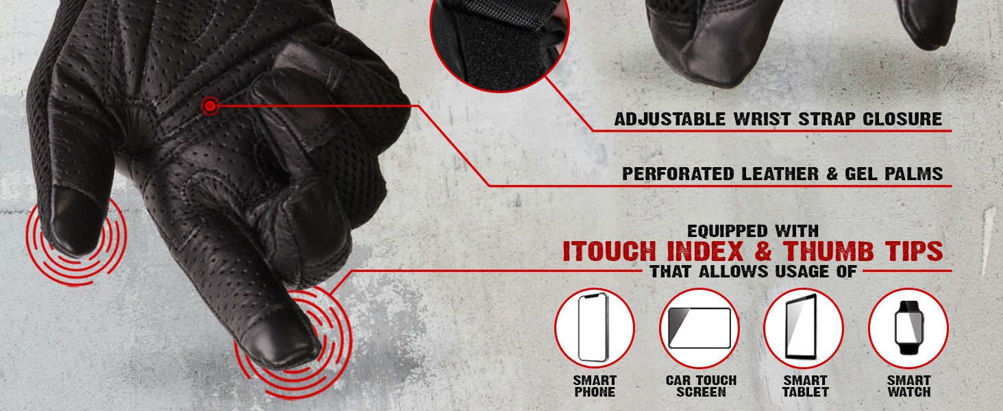 advanced motorcycle riding gear xelement leather riding gloves rider men man boy