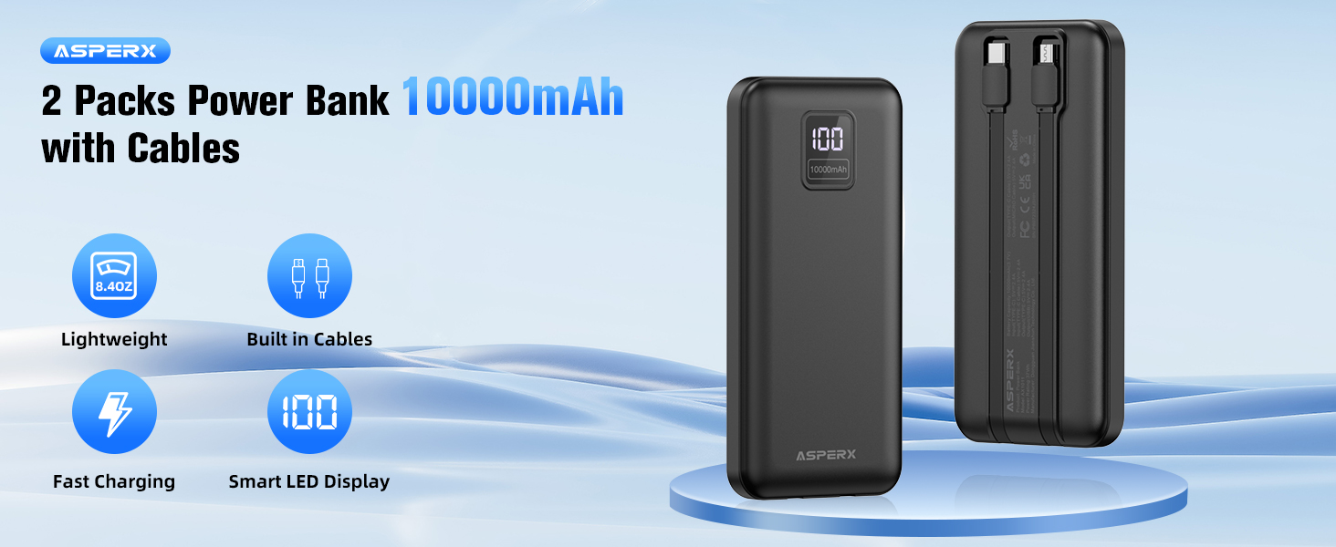 10000mAh Portable Charger