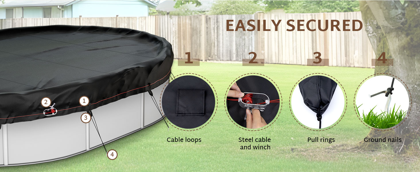 easily secured