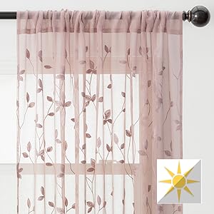 semi-sheer belgian flax curtains