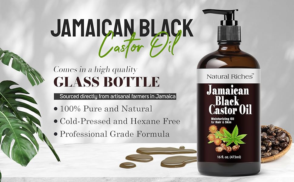 Jamaican Black  Castor oil cold pressed