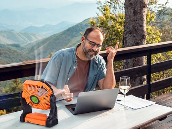 battery operated fans portable