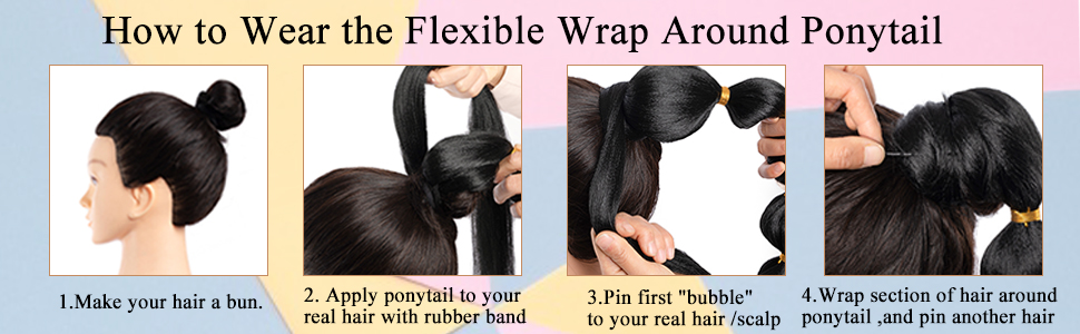 ponytail hair Extension