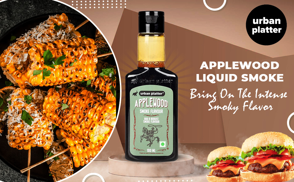 Urban Platter Applewood Smoke, Liquid Smoke Flavour, 100 ml, SPN-FOR1