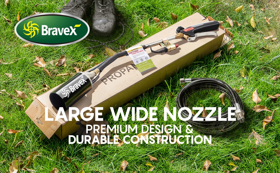 Propane Torch Weed Burner Torch Weed Torch with Push Button Igniter