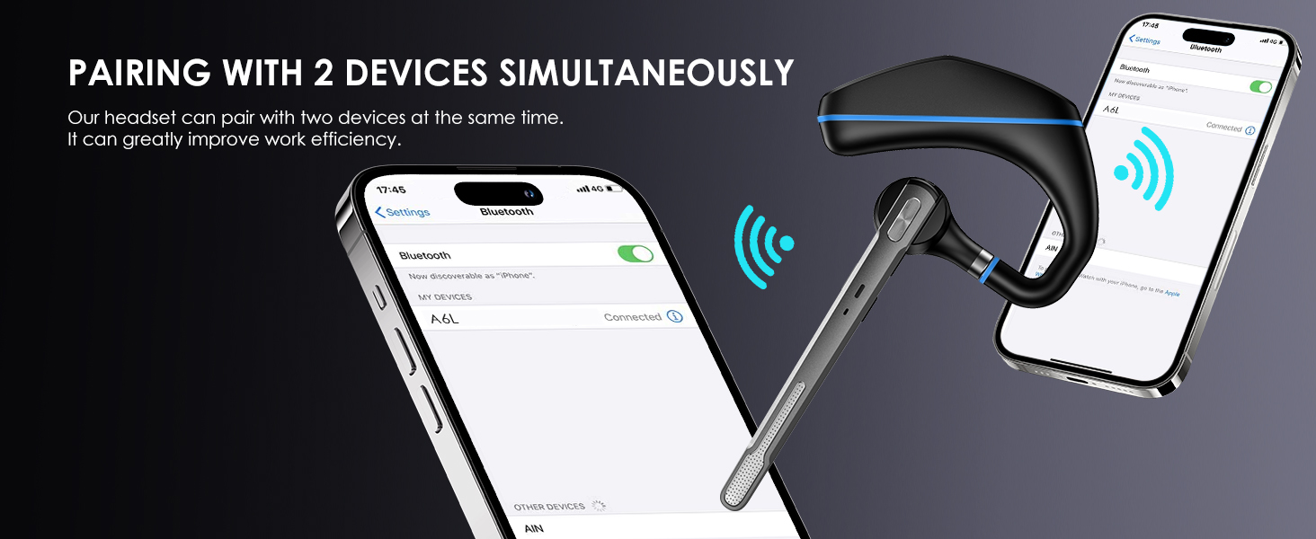 PAIRING WITH 2 DEVICES SIMULTANEOUSLY