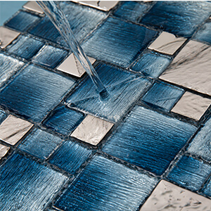 Blue/Silver mirror glass mosaic tile for kitchen bathroom backsplash shower wall subway glass tile
