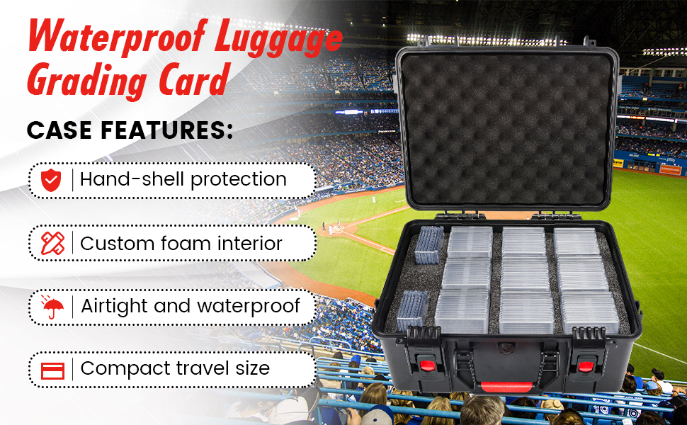 Meetikar Graded Card Storage Box Compatible with 150+ BGS