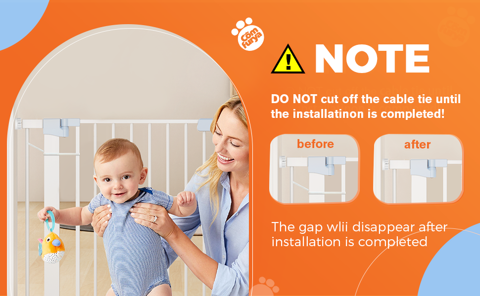 Comfurya Retractable Baby Gate for Stairs Extra Wide