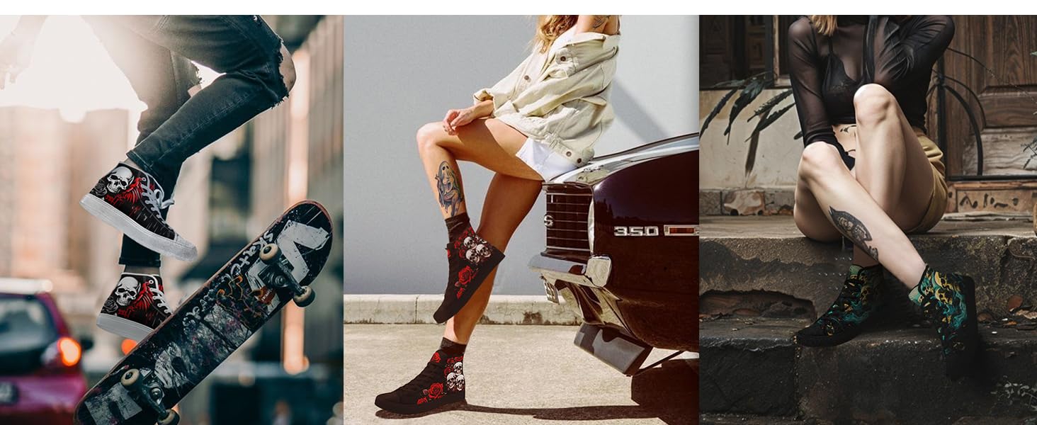 skull shoes