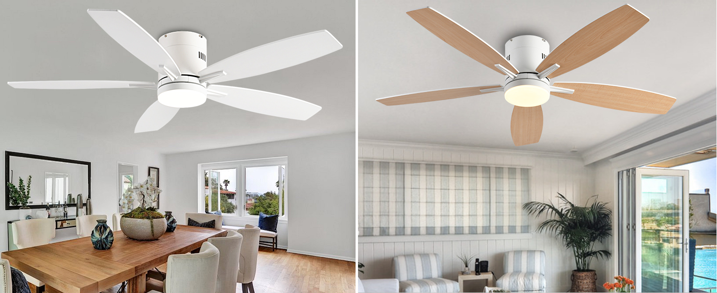 low profile ceiling fan
