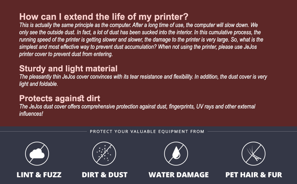 printer cover dust