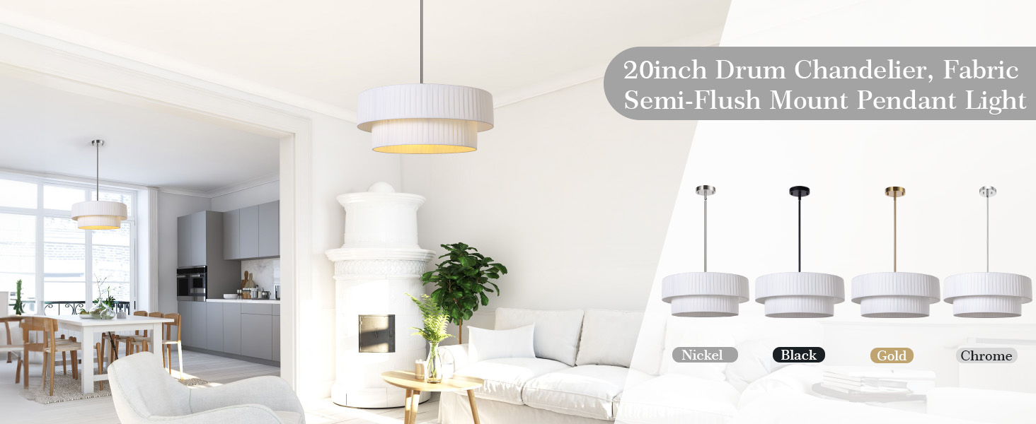 fabric ceiling light