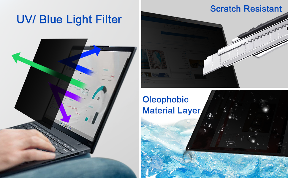 Mamol Laptop Privacy Screen 17.3 Inch 169 Aspect Ratio