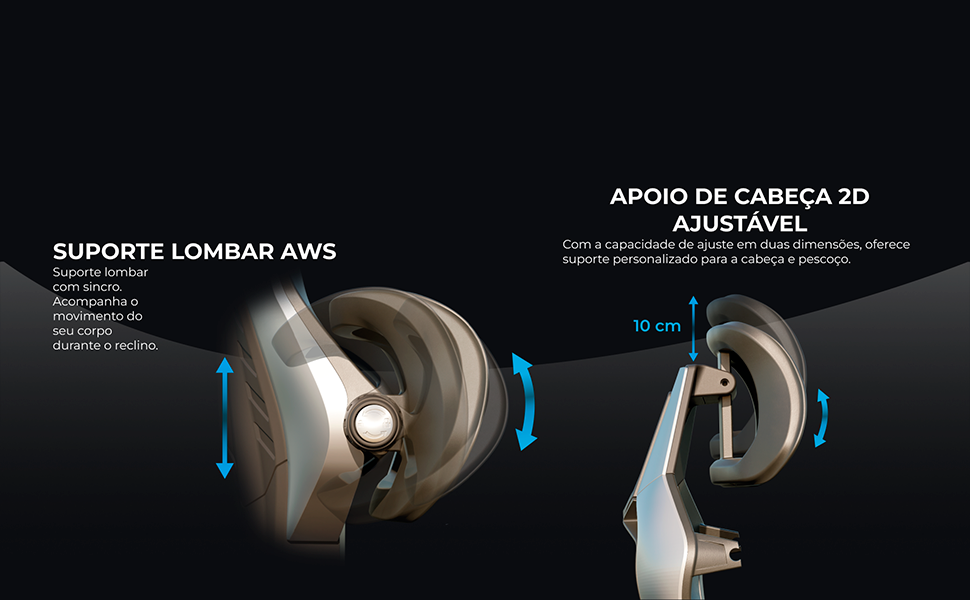 Suporte lombar | Apoio de cabeça