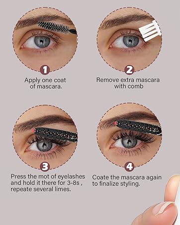 Heated Eyelash Curler for Women, Electric Lash Curler