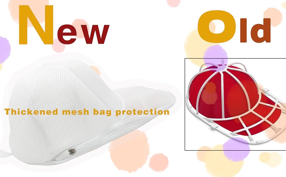 MCHKJ Hat Washer for Washing Machine, Cap Washer with Mesh