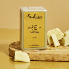 Shea Moisture Bar Soap Raw Shea Butter Soap w/Frankincense & Myrrh  Extracts - Shades of Afrika Online