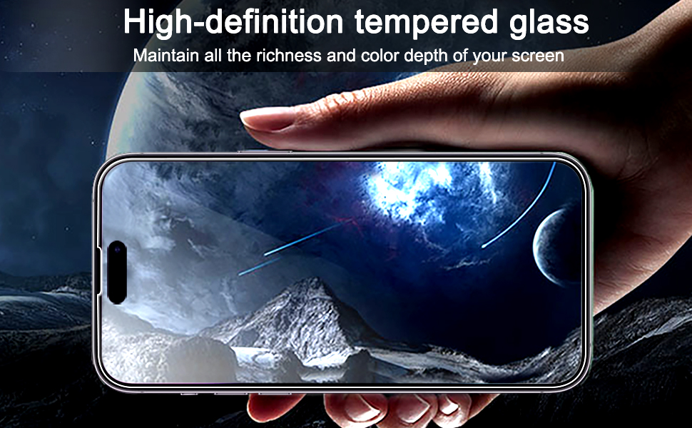 Milomdoi 3 Pack Screen Protector for Apple iPhone 14 Pro Max with 3