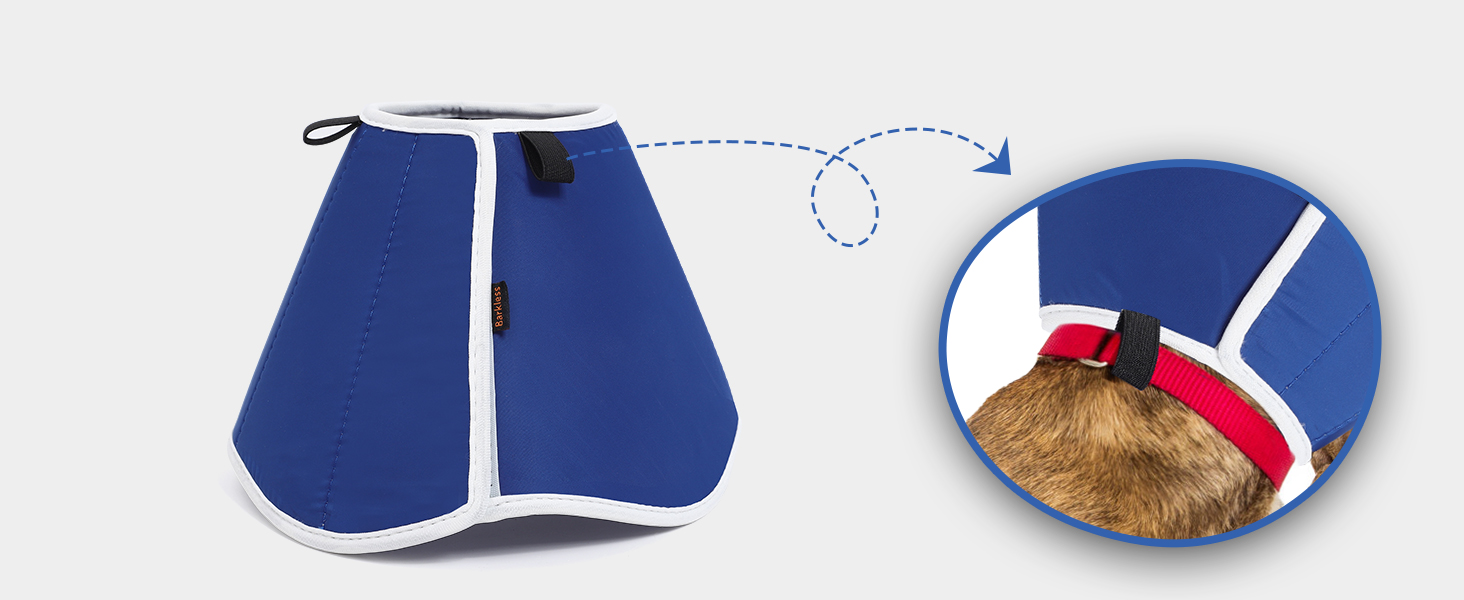 BARKLESS Dog Cones for Large Medium Dogs, Extra Soft Cones