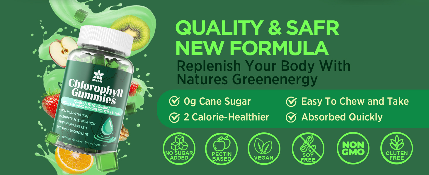 Sugar Free Chlorophyll Gummies