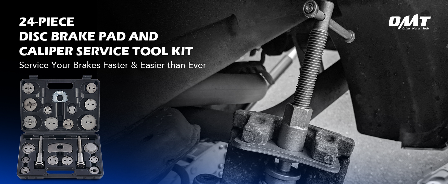 DISC BRAKE PAD AND CALIPER SERVICE TOOL KIT