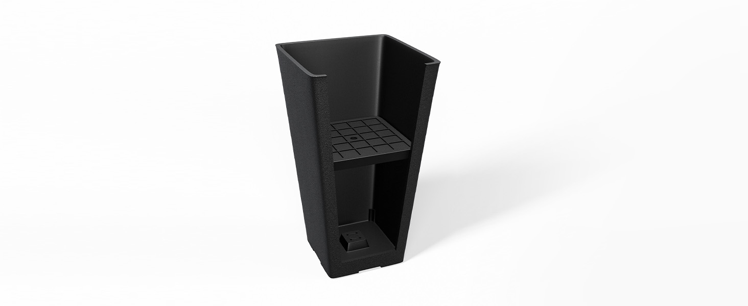 La Jolie Muse Tall Planters 26 Inch, Flower Pot Pack 2